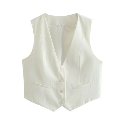 Viola | Short Gilet Top