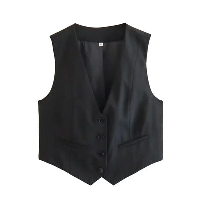 Viola | Short Gilet Top