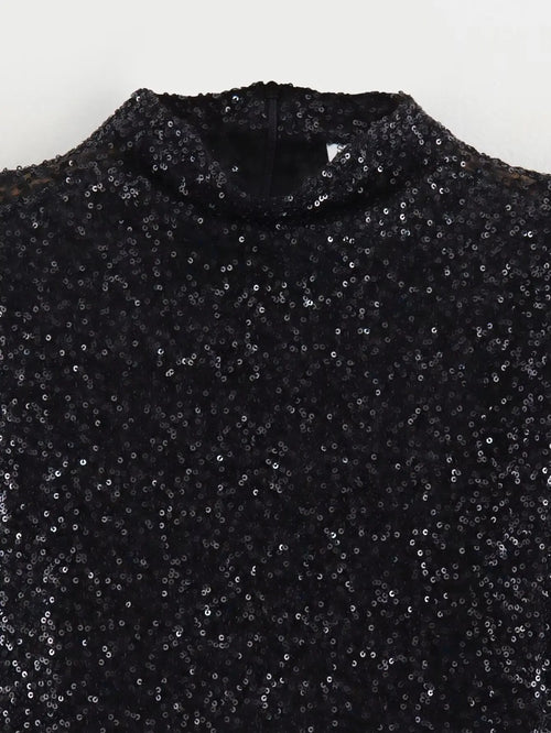 Sofia | Mini Glitter Dress