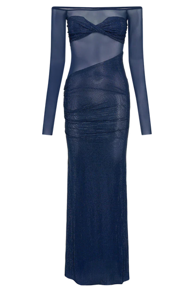 Maxi Dress Shiloh Diamante Off Shoulder