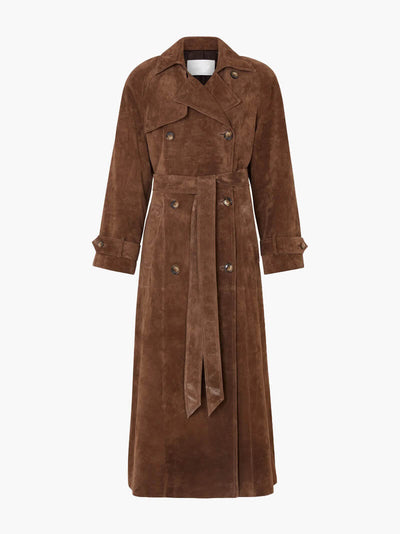 Solana - Cappotto Trench in Camoscio