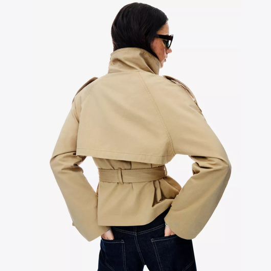 Julie - Trench Coat with Buttons
