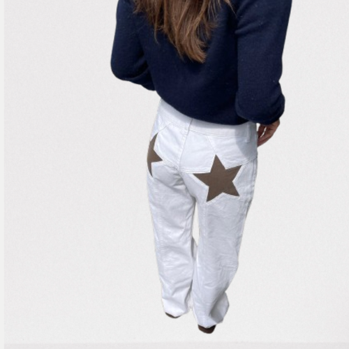 Camilla Star Jeans - Oversized Jeans with Stars