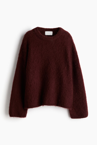 Sofia | Crewneck Jumper in Mohair