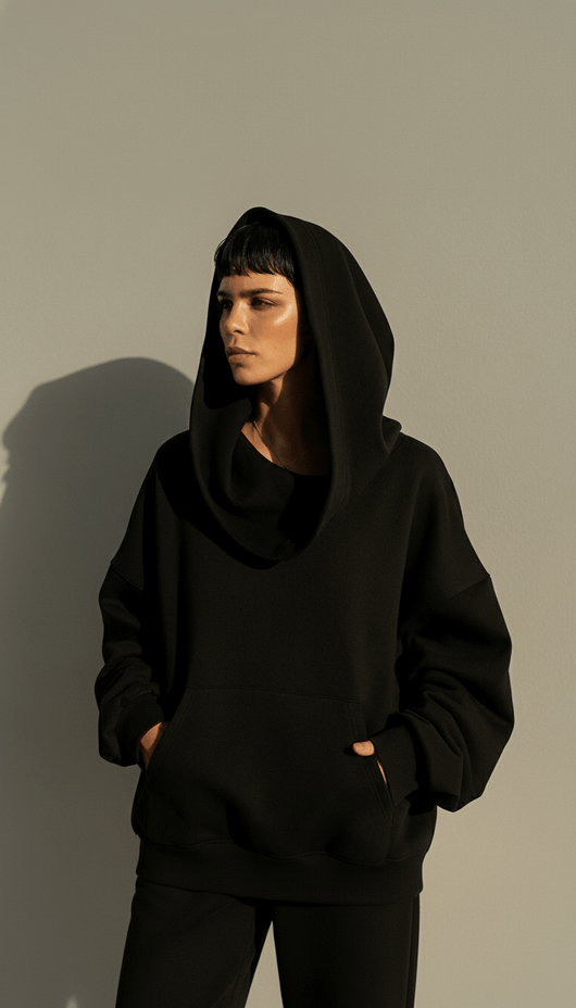 Chiara | Felpa Oversized con Collo-Cappuccio