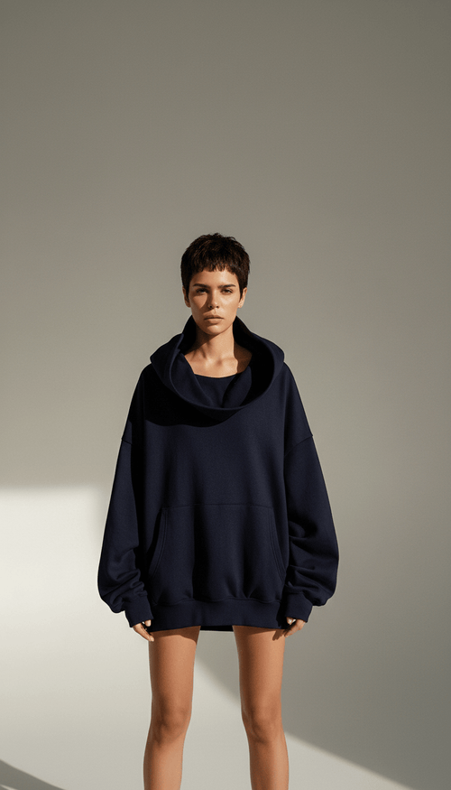 Chiara | Felpa Oversized con Collo-Cappuccio