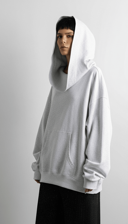 Chiara | Felpa Oversized con Collo-Cappuccio