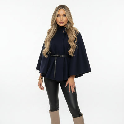 Camille - Poncho con cintura