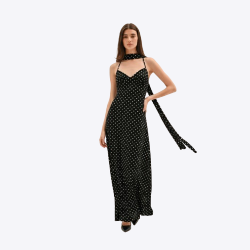 Abito Sirena – Eleganza senza tempo a pois