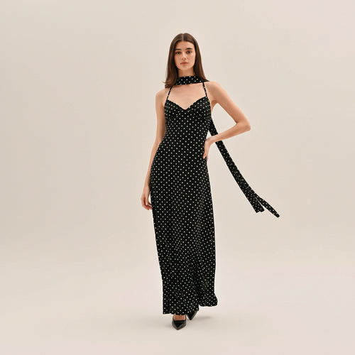 Abito Sirena – Eleganza senza tempo a pois