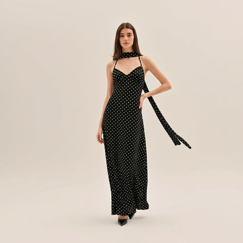 Mermaid Dress – Timeless Elegance with Polka Dots