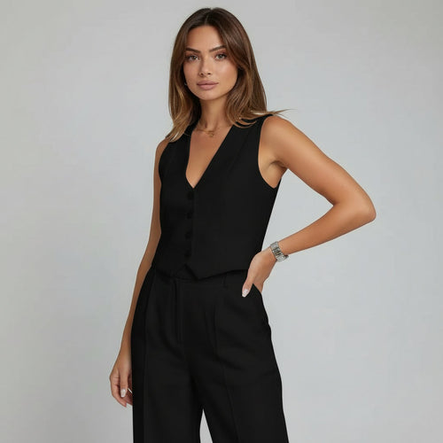 Viola | Short Gilet Top