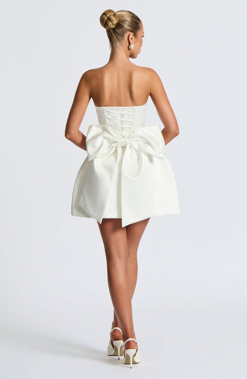 Abbey Mini Dress - Avorio