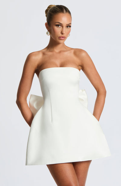 Abbey Mini Dress - Avorio