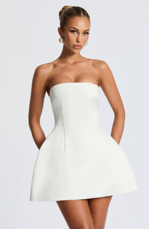 Abbey Mini Dress - Avorio