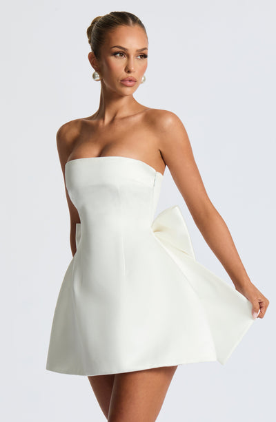 Abbey Mini Dress - Avorio