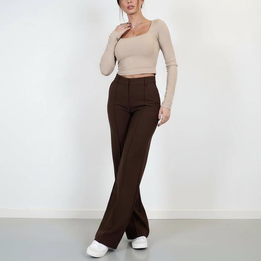 Elena | Wide Leg Trousers