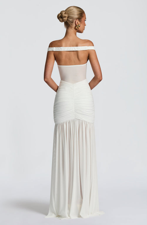 Abito Maxi Alaia - Avorio