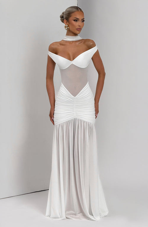 Abito Maxi Alaia - Avorio