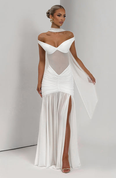 Abito Maxi Alaia - Avorio