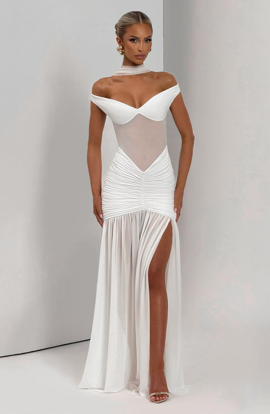 Abito Maxi Alaia - Avorio
