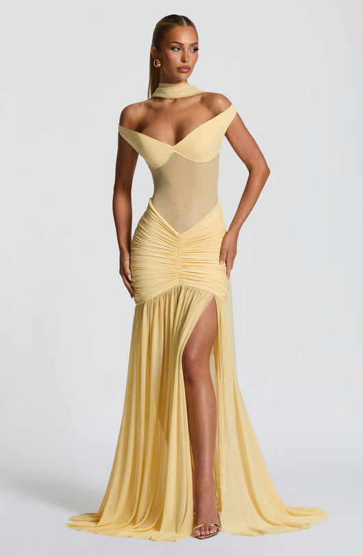 Abito Maxi Alaia - Limone