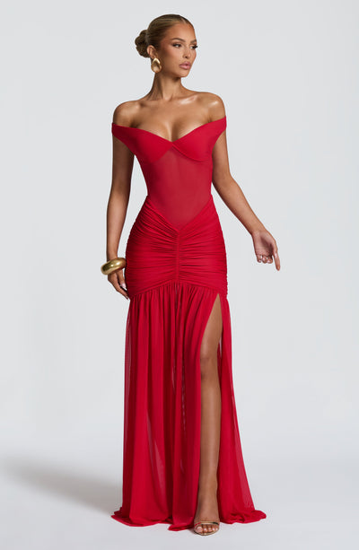 Abito Maxi Alaia - Rosso