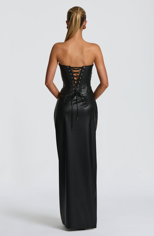 Abito Maxi Alba - Nero