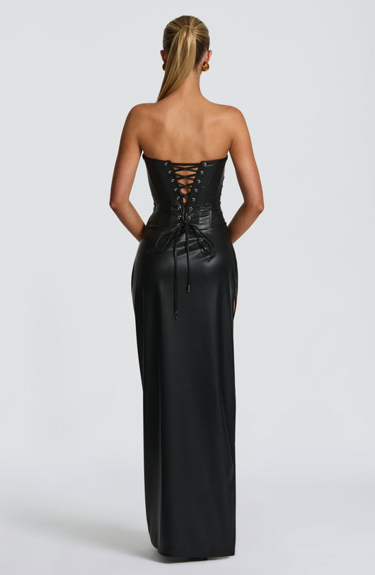 Abito Maxi Alba - Nero