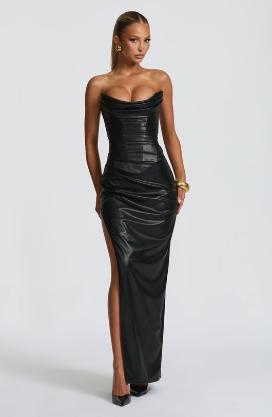 Abito Maxi Alba - Nero