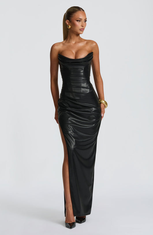 Abito Maxi Alba - Nero