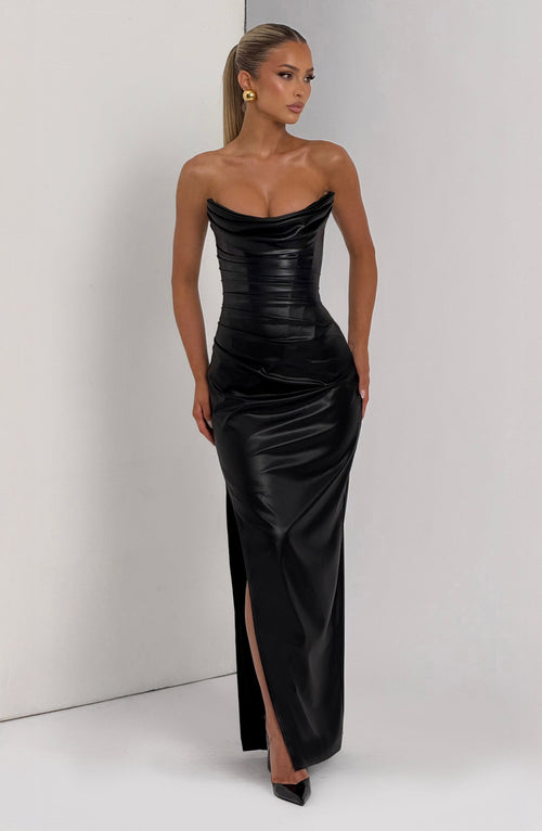 Abito Maxi Alba - Nero