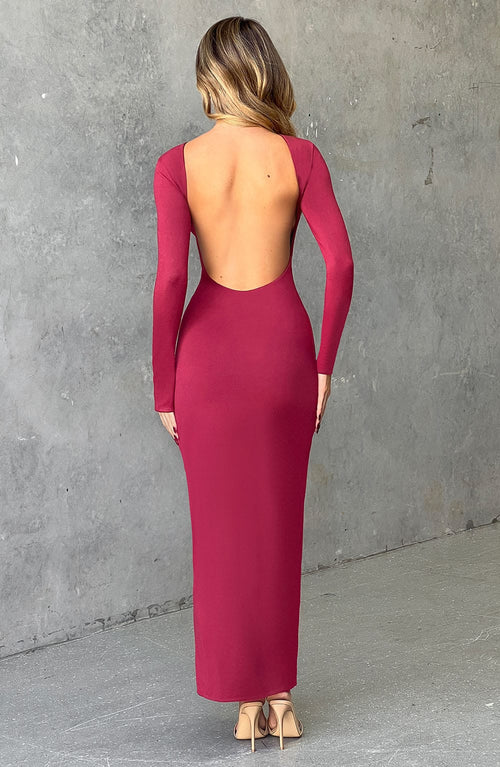 Abito Maxi Aleena - Ciliegia