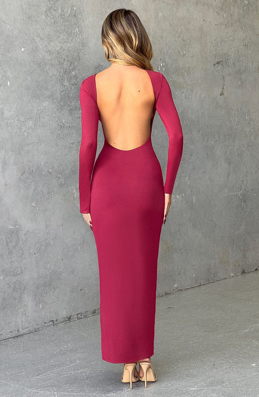 Abito Maxi Aleena - Ciliegia