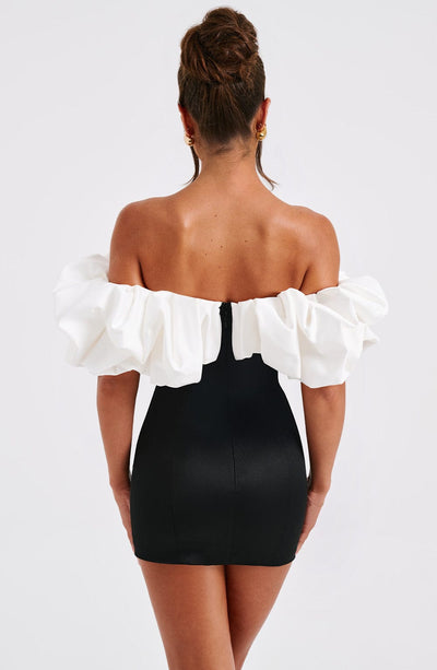 Abito Mini Allie - Nero/Bianco