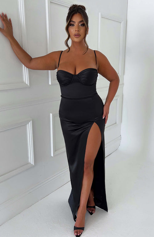 Abito Maxi Alora - Nero