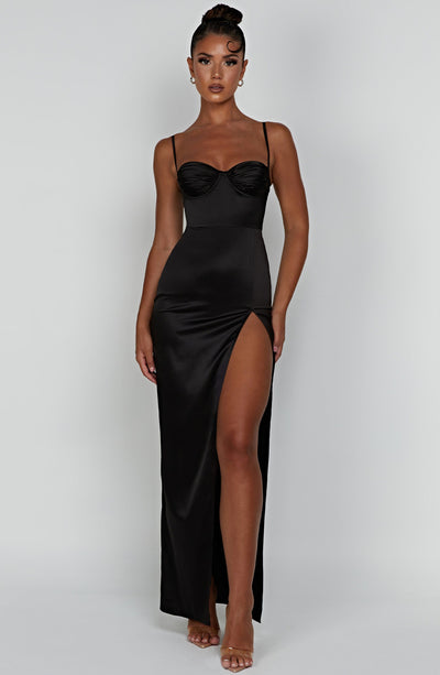 Abito Maxi Alora - Nero
