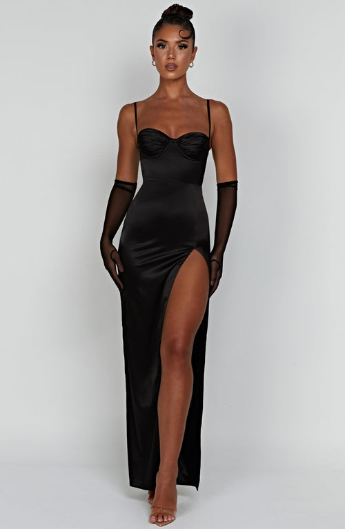 Abito Maxi Alora - Nero