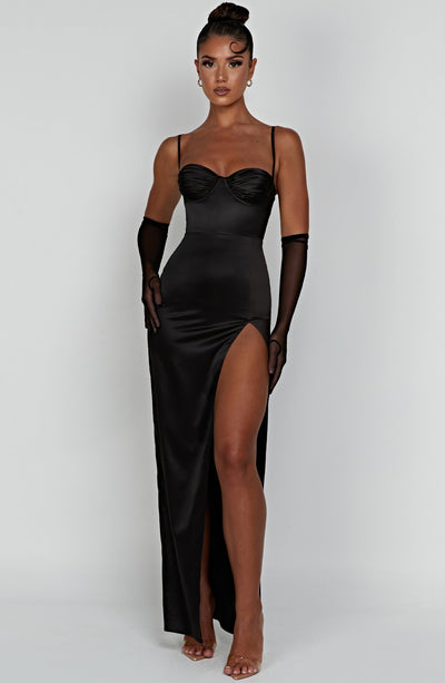 Abito Maxi Alora - Nero