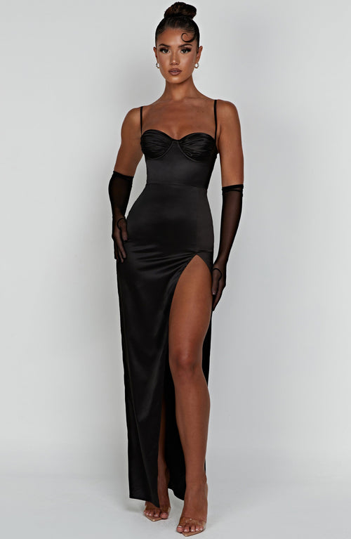 Abito Maxi Alora - Nero