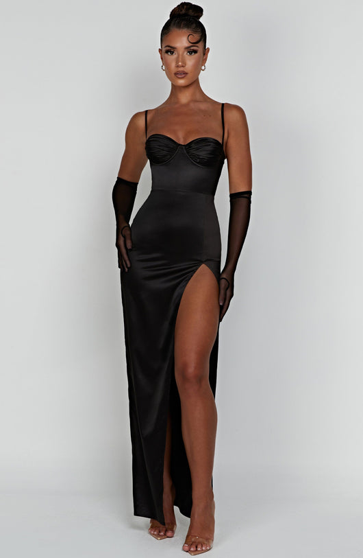 Abito Maxi Alora - Nero