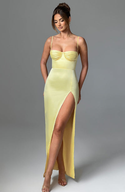 Abito Maxi Alora - Limone