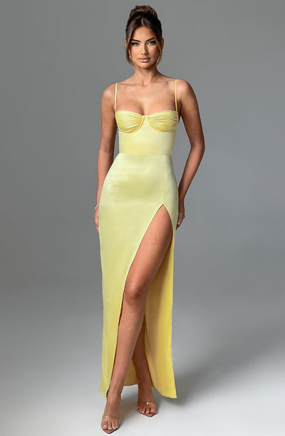 Abito Maxi Alora - Limone