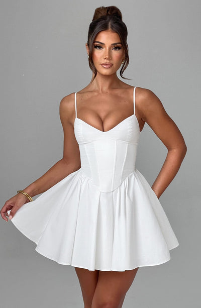 Analeigh Mini Dress - Avorio