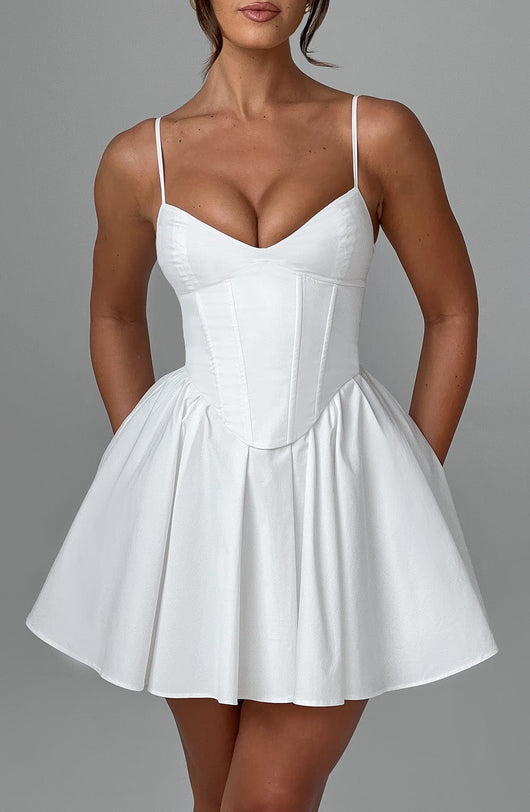 Analeigh Mini Dress - Avorio
