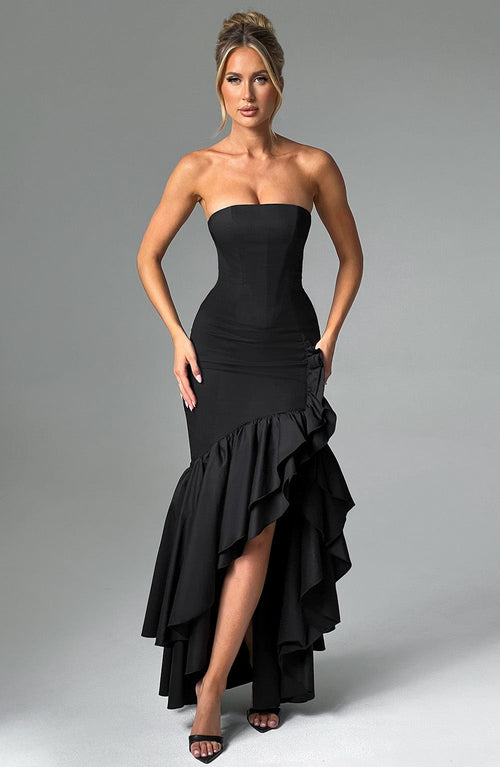 Abito Maxi Angelina - Nero