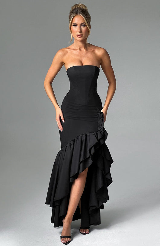 Abito Maxi Angelina - Nero