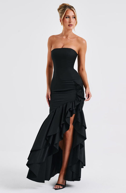 Abito Maxi Angelina - Nero