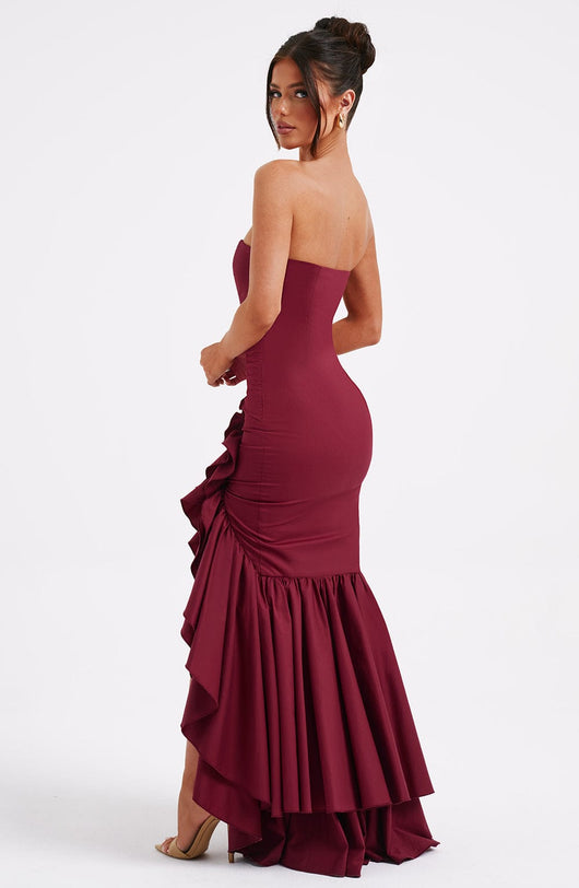 Abito Maxi Angelina - Borgogna
