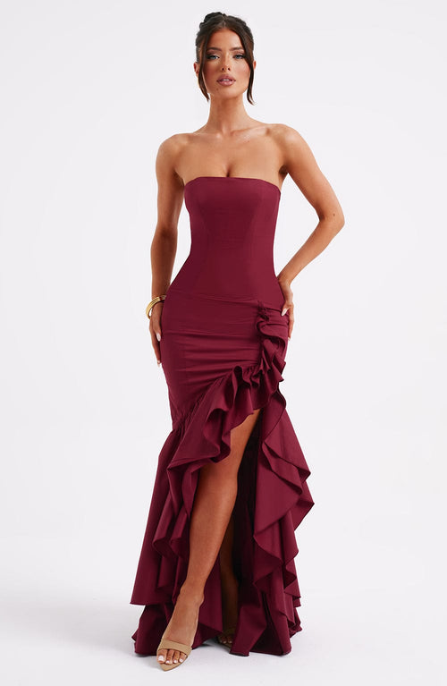 Abito Maxi Angelina - Borgogna